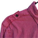 Switch Eighty Eight Platinum Men&#39;s Red &amp; White Striped Button-Up Cotton Shirt - Medium 2 image