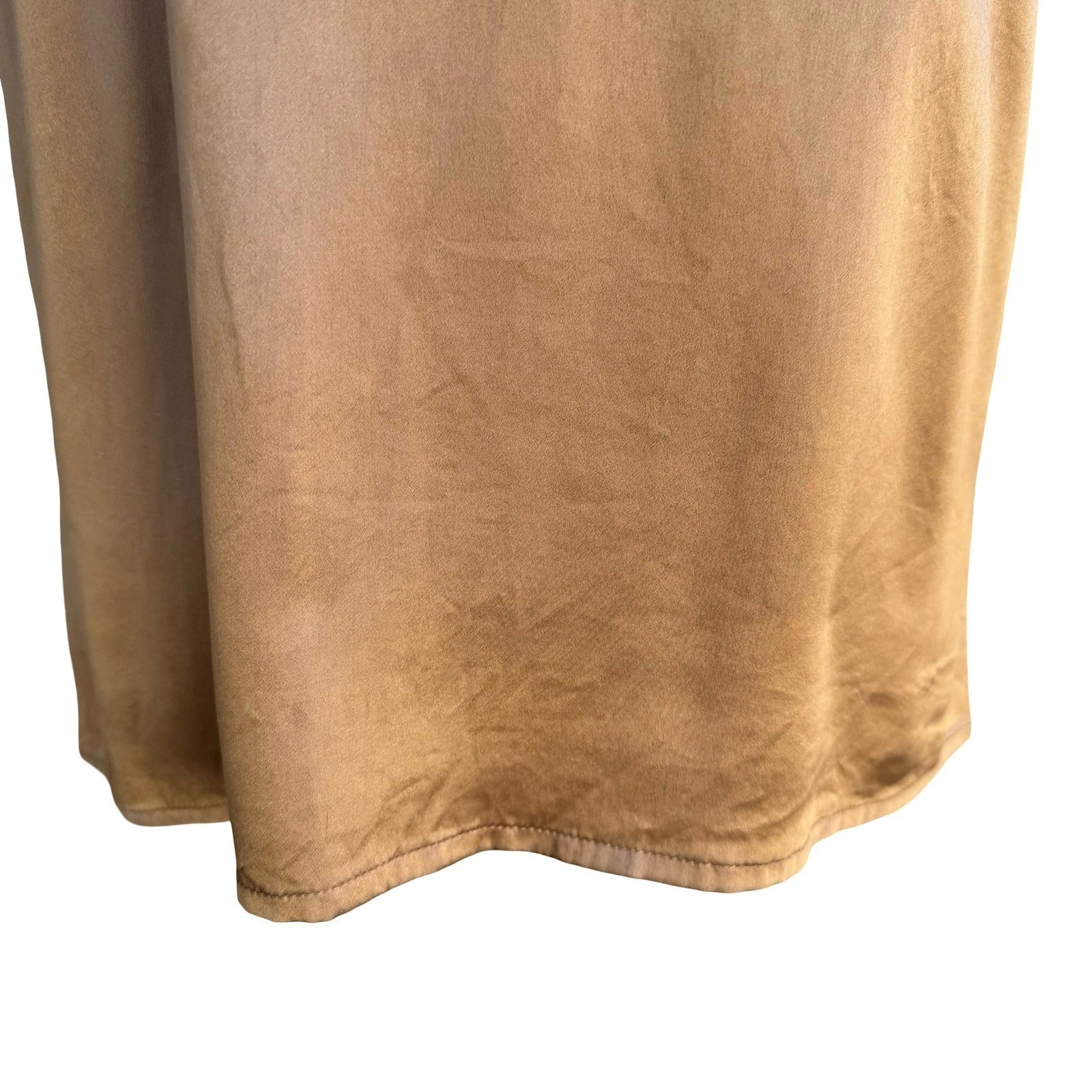 Andrea Jovine Vintage 90s Y2K Womens Bronze Gold Ombre Silk Camisole Tank Top 6