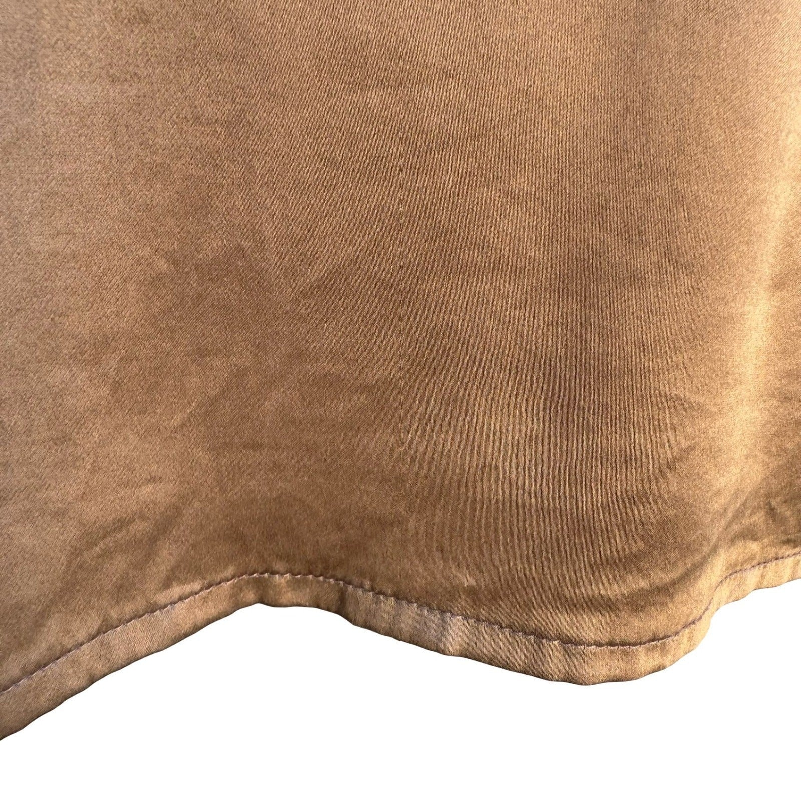 Andrea Jovine Vintage 90s Y2K Womens Bronze Gold Ombre Silk Camisole Tank Top 6