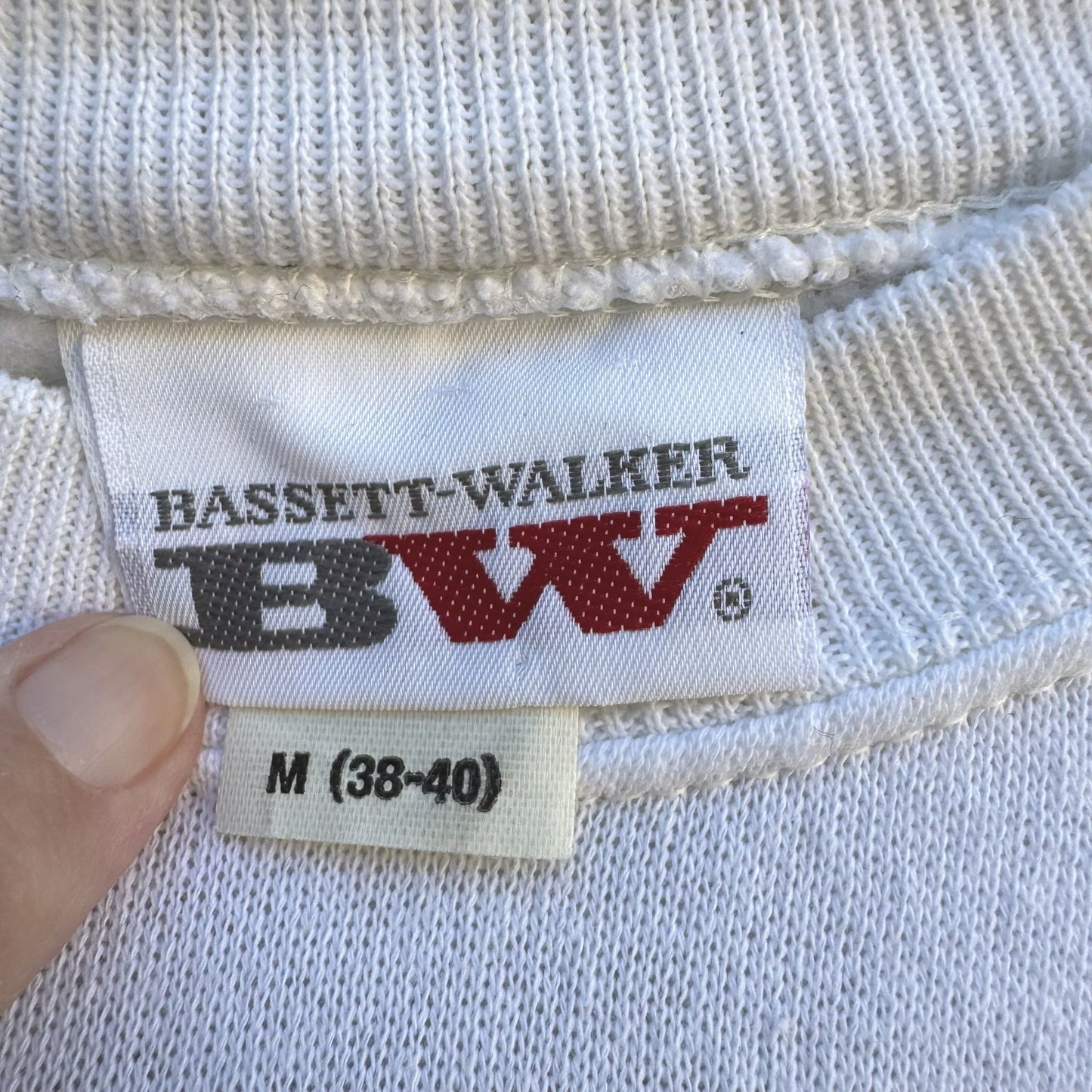 BW Sweats & Surf Vintage 90s Hanes Crewneck Paint Iron On Grannycore Sweatshirts M