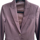 Switch Theory Quiet Luxury Minimalist Old Money Wool Blend Tailored Blazer Brown Women 3 image