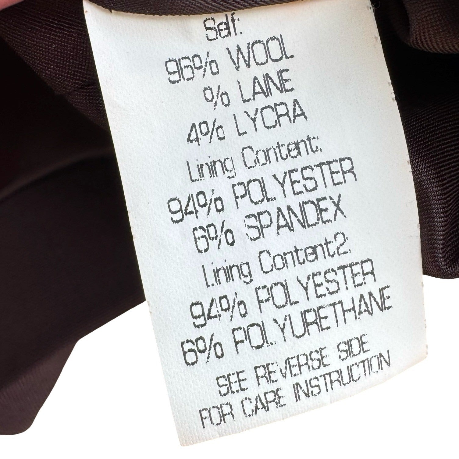 Theory Quiet Luxury Minimalist Old Money Wool Blend Tailored Blazer Brown Women