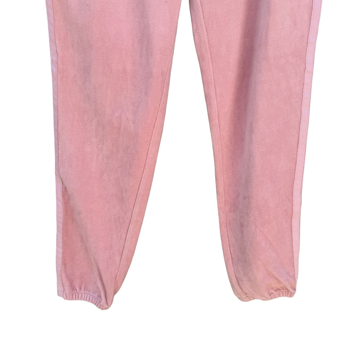 The Childrens Place Girls Pink Velour Joggers Serene Blush Size L 10/12 NEW