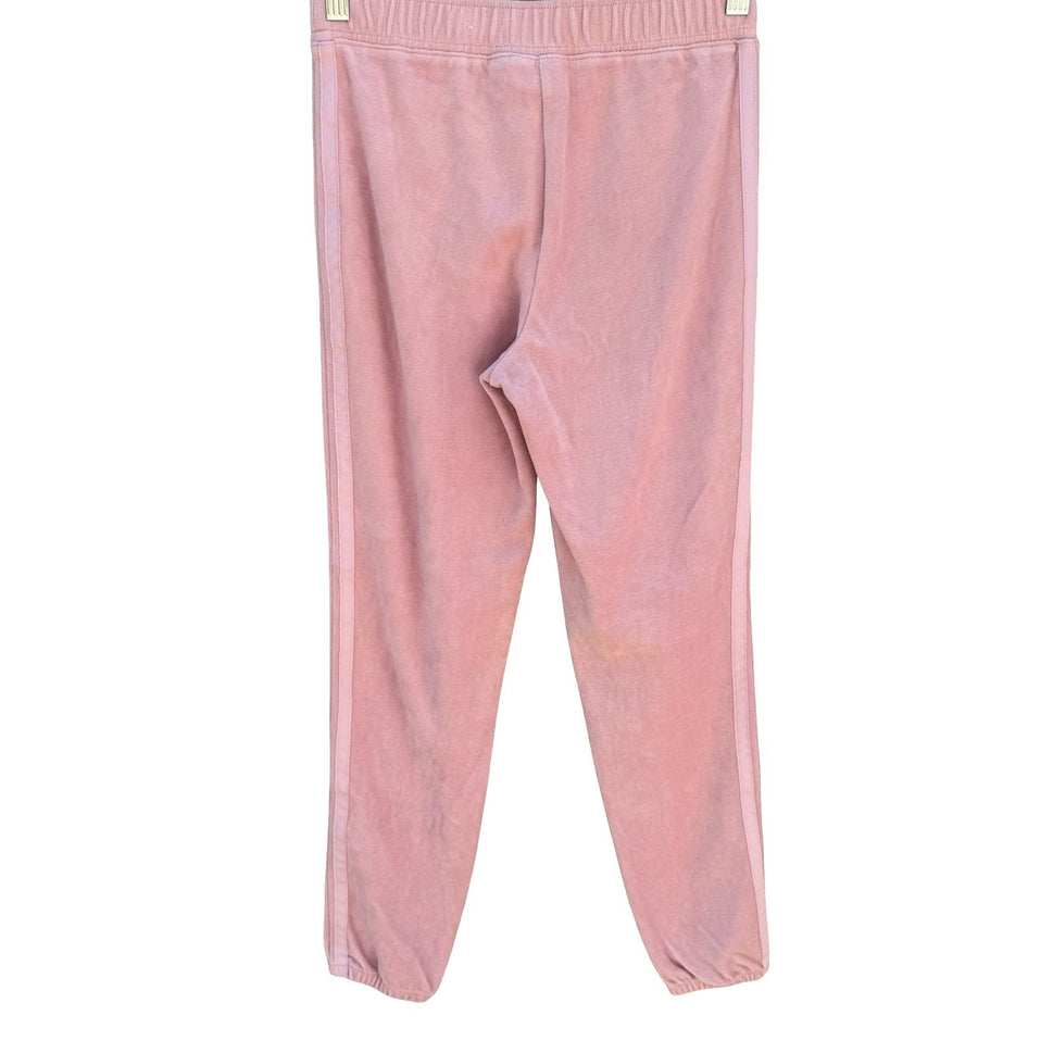 The Childrens Place Girls Pink Velour Joggers Serene Blush Size L 10/12 NEW