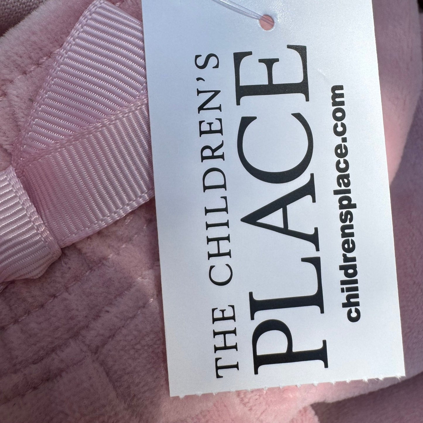 The Childrens Place Girls Pink Velour Joggers Serene Blush Size L 10/12 NEW