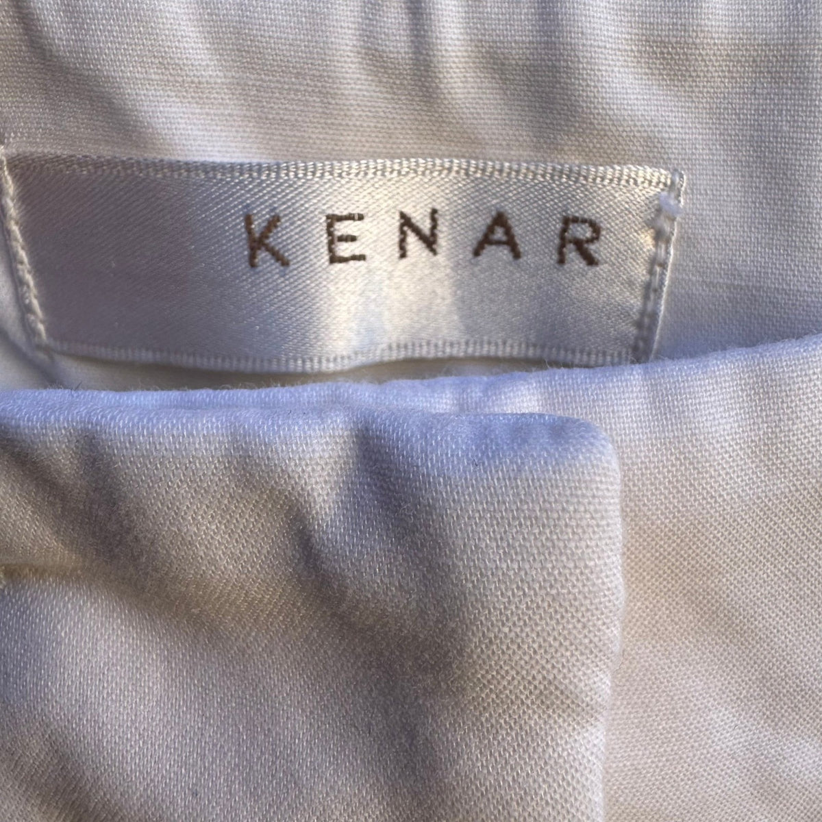 Kenar Preppy Minimalist Nautical Clean Girl Cuffed Ankle Cropped Dress Pants L