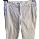 Switch Kenar Preppy Minimalist Nautical Clean Girl Cuffed Ankle Cropped Dress Pants L 3 image