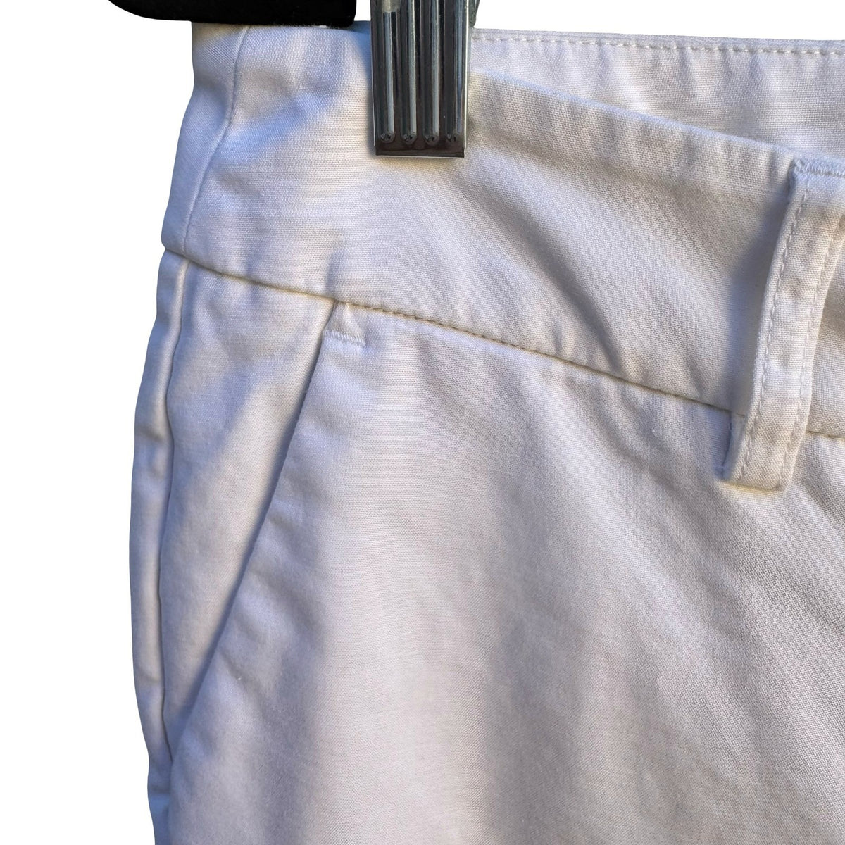 Kenar Preppy Minimalist Nautical Clean Girl Cuffed Ankle Cropped Dress Pants L