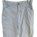 Switch Fresh Produce Women&#39;s Tan Cargo Cropped Pants - Pocket &amp; Button Details - Medium 3 image