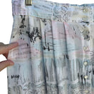 Switch Women&#39;s Vintage Pleated Flowy Button Front Midi Skirt With Abstract Pastel Print 3 image