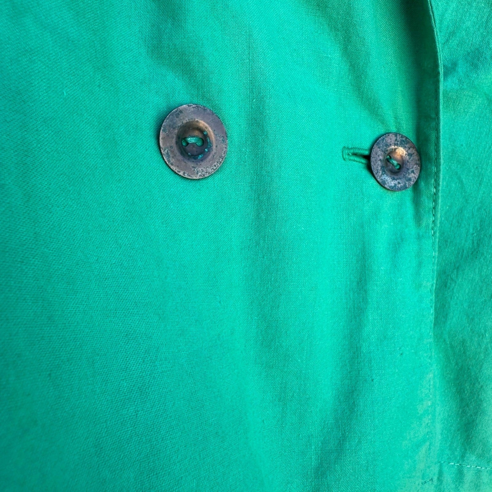 Vintage 80s Emerald Green 2 Piece Blazer Tapered Pants Set Textured Suit L/XL