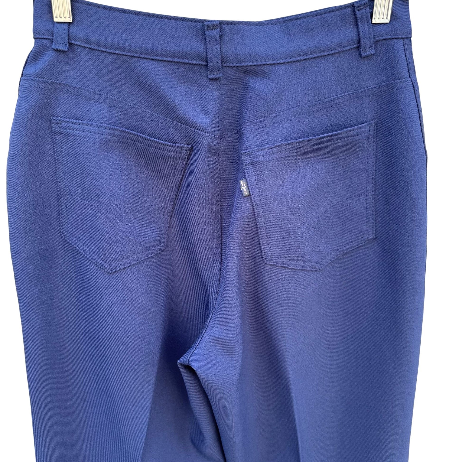Levi Strauss & Co Vintage Womens Navy Blue Classic Fit High Waist Slacks Pants
