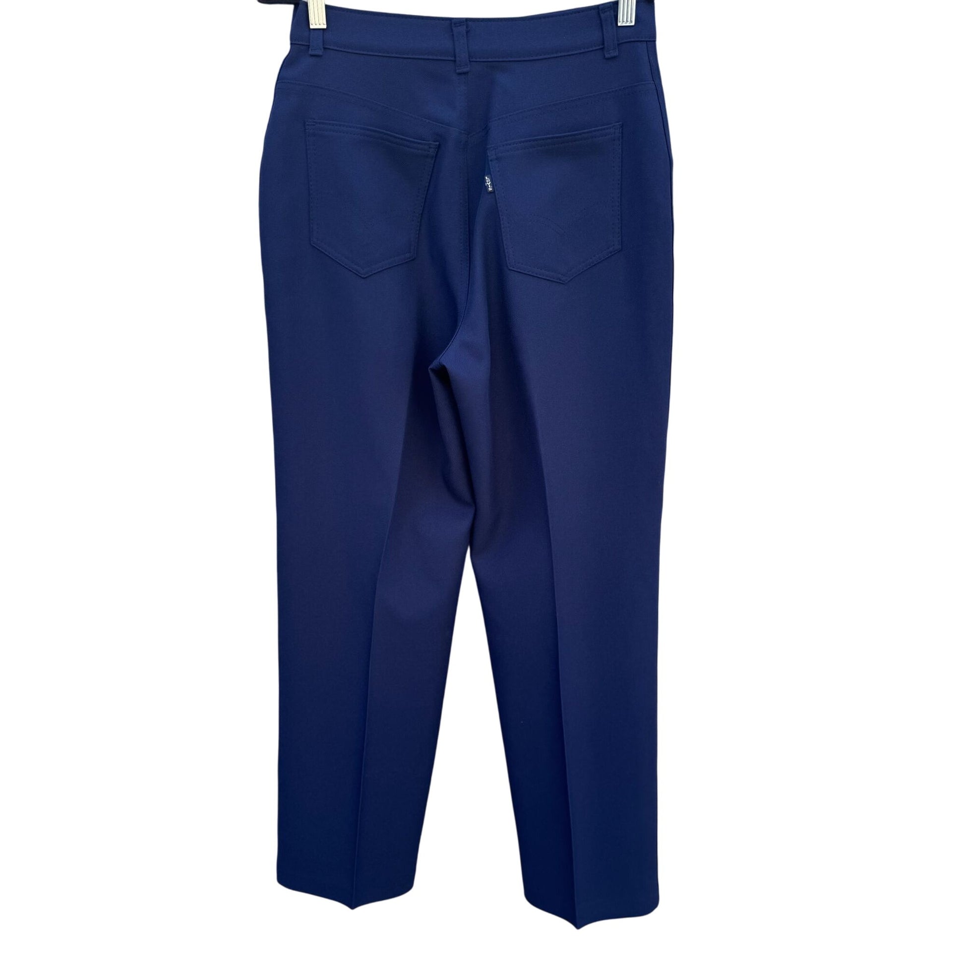 Levi Strauss & Co Vintage Womens Navy Blue Classic Fit High Waist Slacks Pants