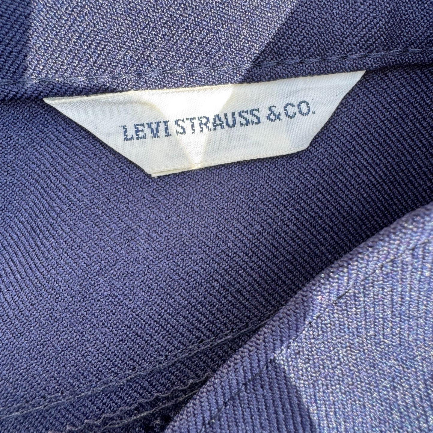 Levi Strauss & Co Vintage Womens Navy Blue Classic Fit High Waist Slacks Pants