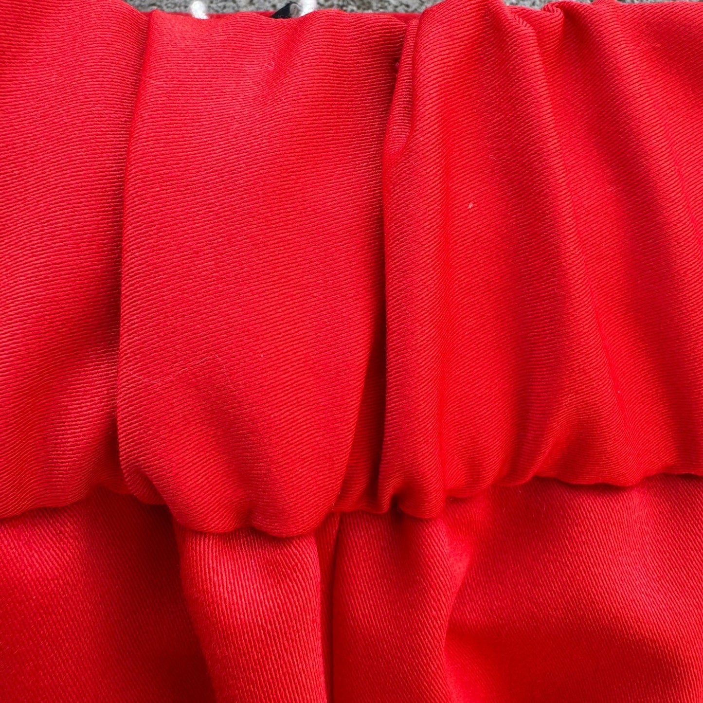Zara Trafaluc Red Wide Leg Tie Waist Trousers Pants 7385/068/600 Small NWT