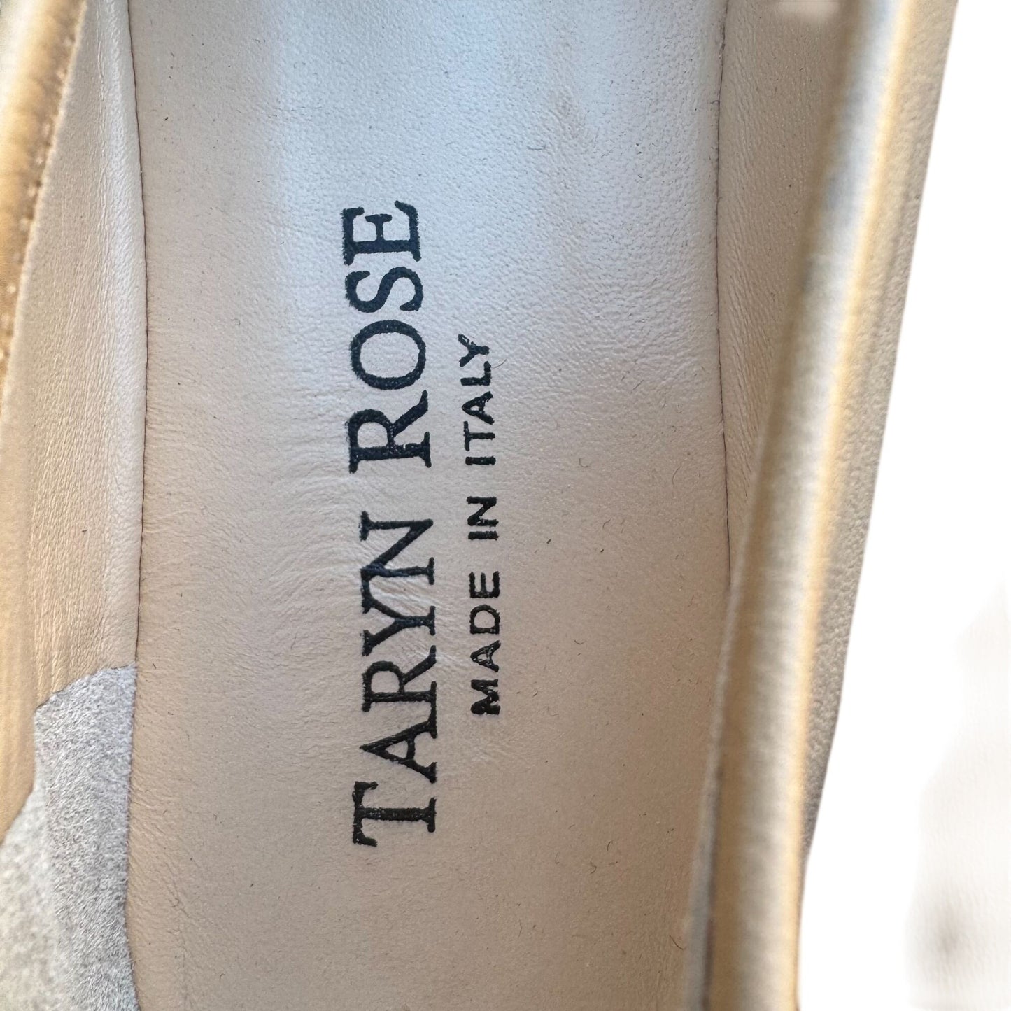 Taryn Rose Riga Sierra Nappa Leather Flats Ballet Low Heel Made In Italy Box 41.5
