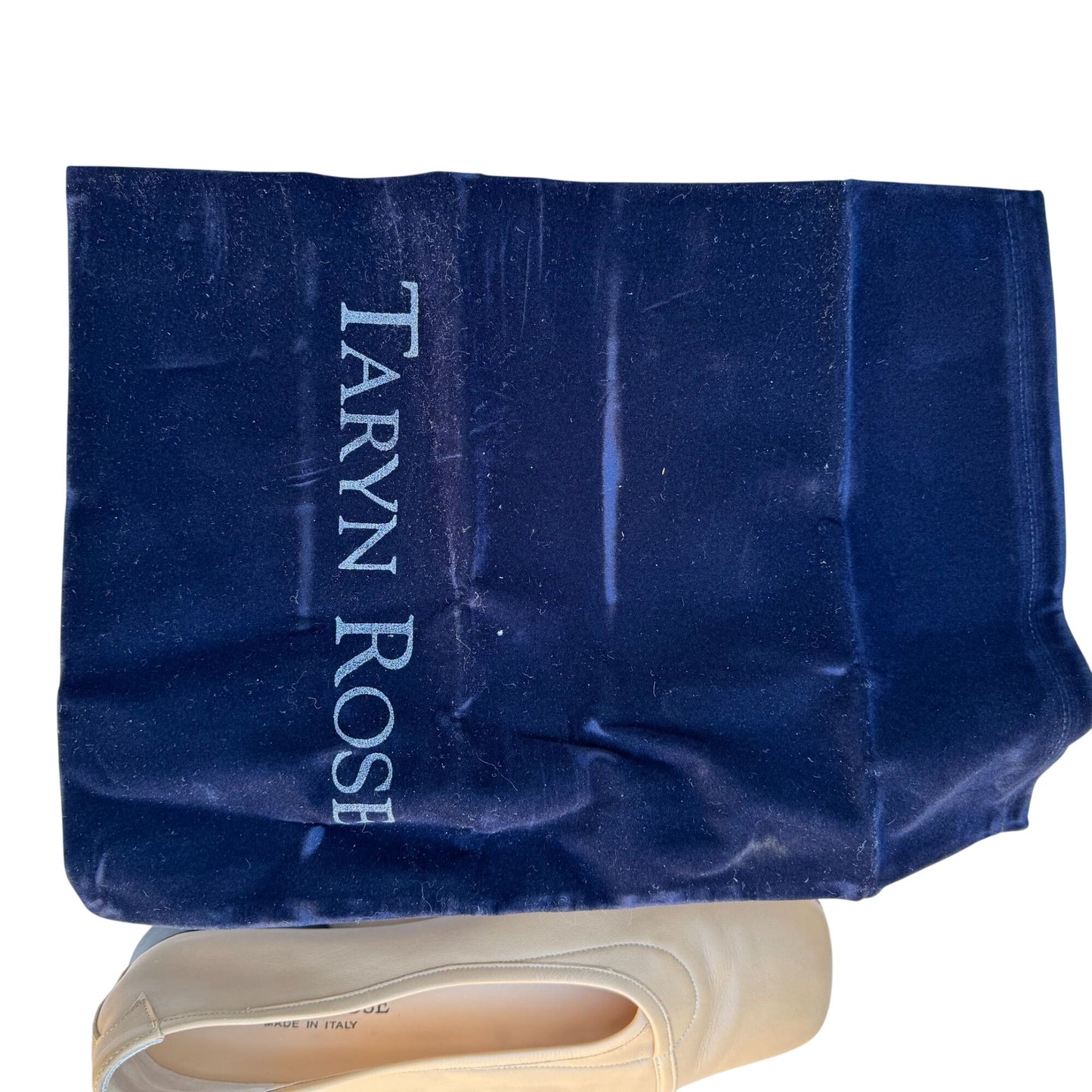 Taryn Rose Riga Sierra Nappa Leather Flats Ballet Low Heel Made In Italy Box 41.5