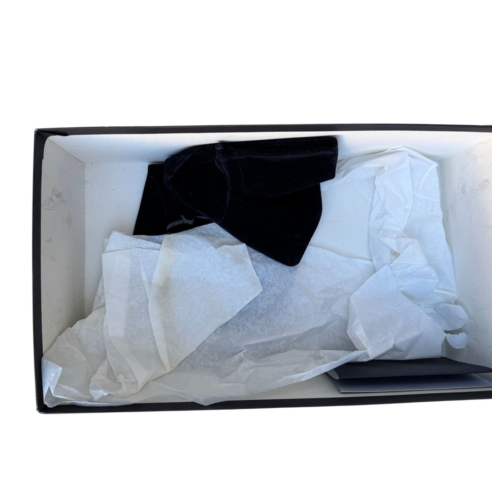 Taryn Rose Riga Sierra Nappa Leather Flats Ballet Low Heel Made In Italy Box 41.5