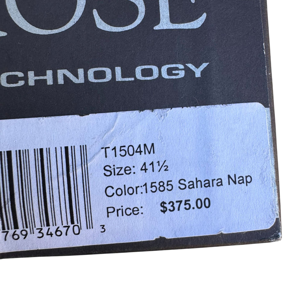 Taryn Rose Riga Sierra Nappa Leather Flats Ballet Low Heel Made In Italy Box 41.5