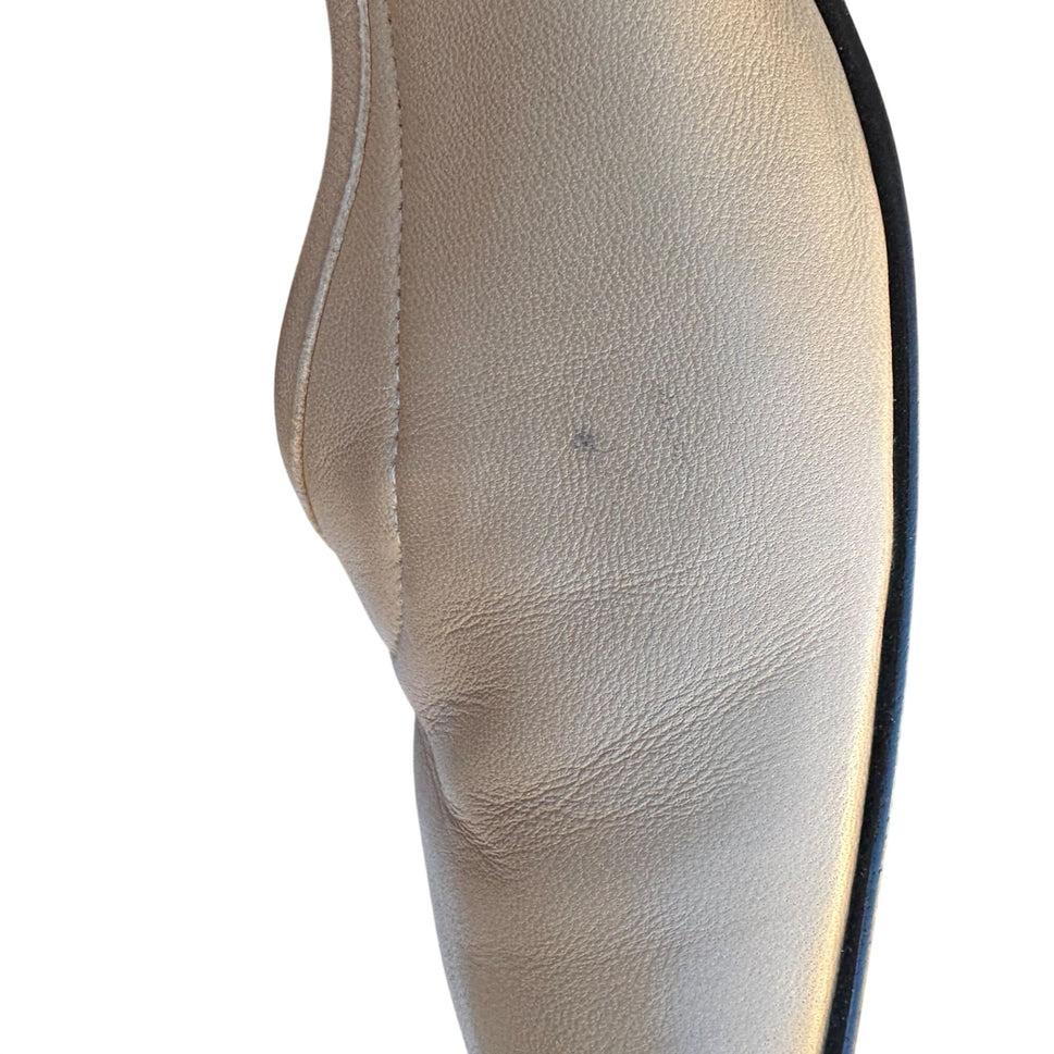 Taryn Rose Riga Sierra Nappa Leather Flats Ballet Low Heel Made In Italy Box 41.5