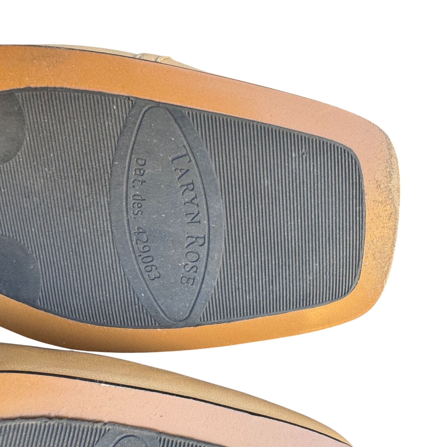 Taryn Rose Riga Sierra Nappa Leather Flats Ballet Low Heel Made In Italy Box 41.5