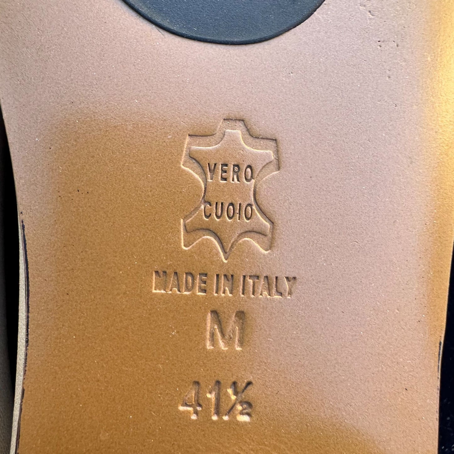 Taryn Rose Riga Sierra Nappa Leather Flats Ballet Low Heel Made In Italy Box 41.5