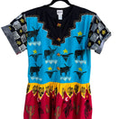 Switch Wearable Art By Robin Brown Vintage Handmade Western Themed Short Sleeve Dress L 2 image