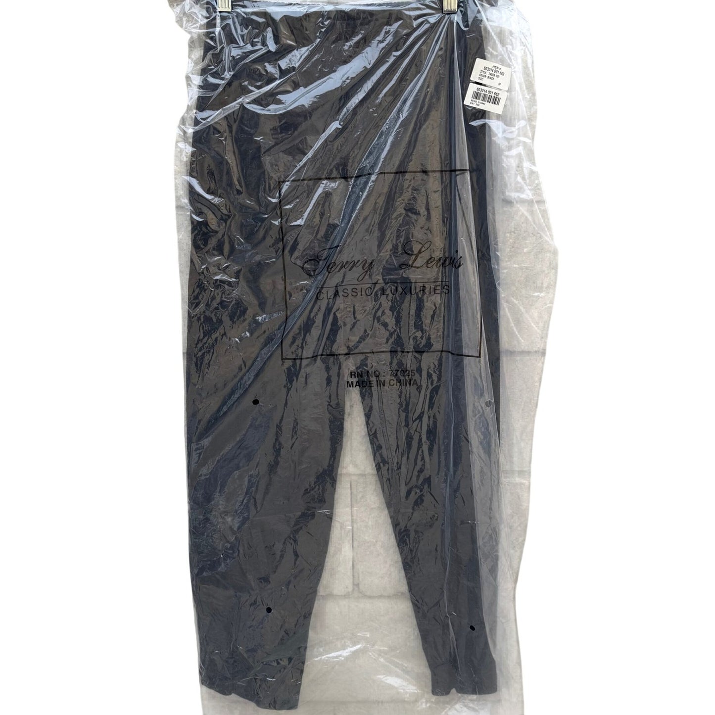 Terry Lewis Classic Luxuries Black Suede Leather Pants Petite 6P T4005-001 NEW