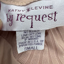 Switch Kathy Levine By Request Vintage Pink Ribbed Mock Neck Asymmetrical Hem Top S 2 image