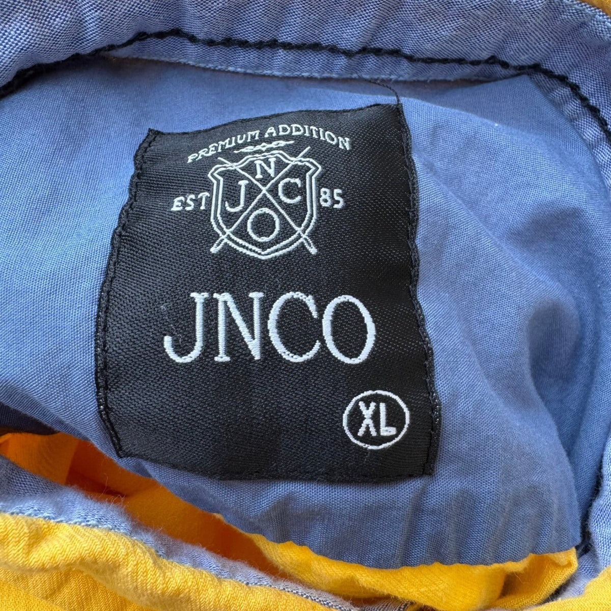 JNCO Premium Addition Y2K 90s US Polo Association USPA Shirt Yellow Mens L