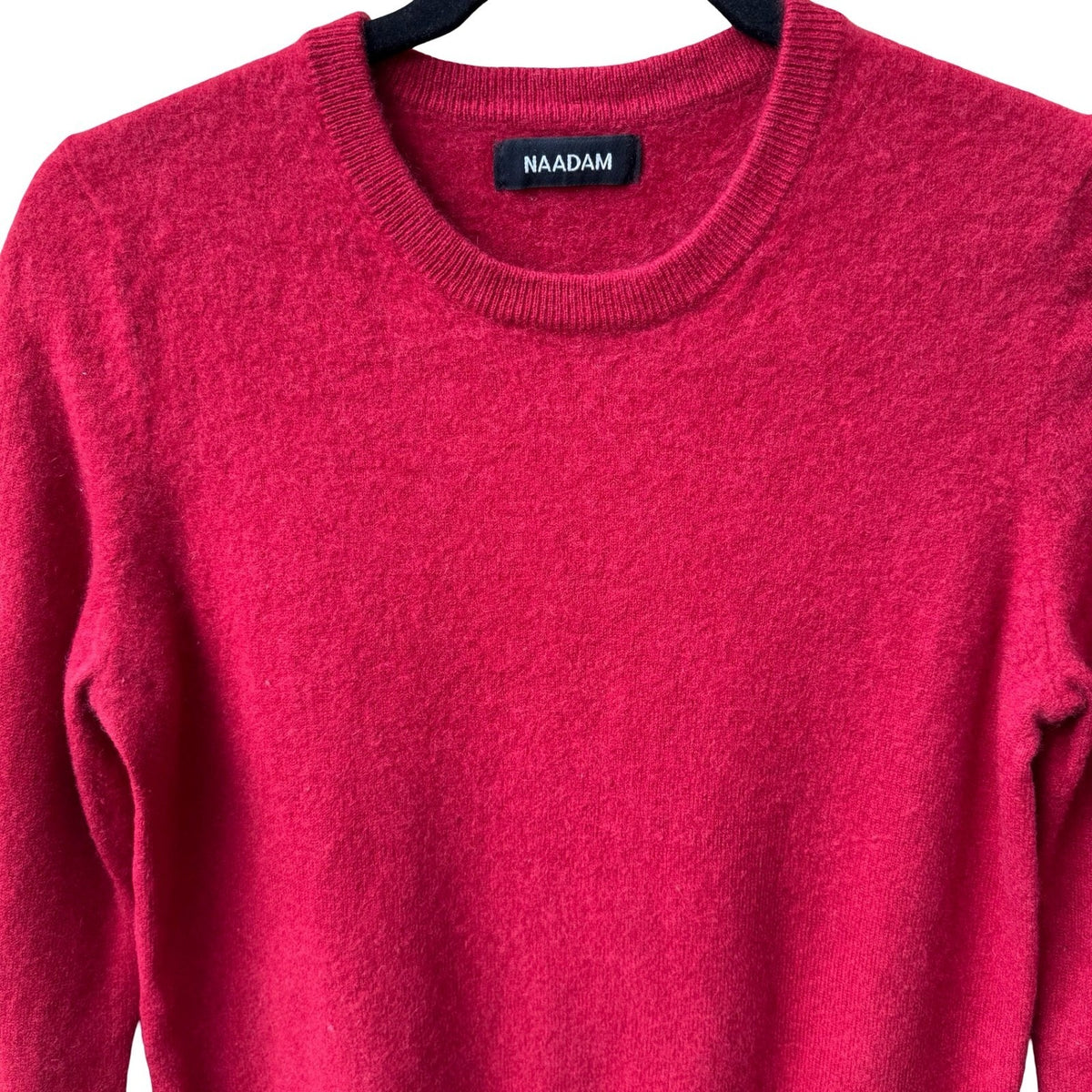 NAADAM 100% Cashmere Quiet Luxury Old Money Minimalist Cozy Sweater Tomato Red S
