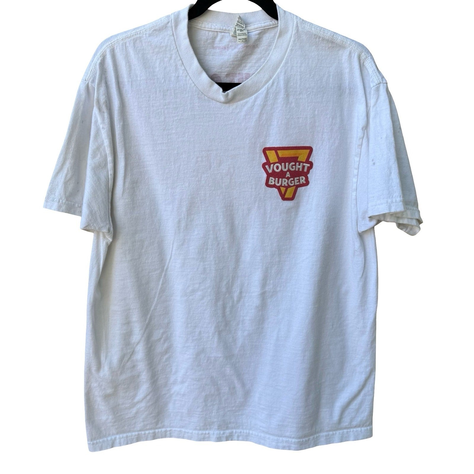 The Boys Vought A Burger American Apparel Big Homie Homelander Graphic Tee L