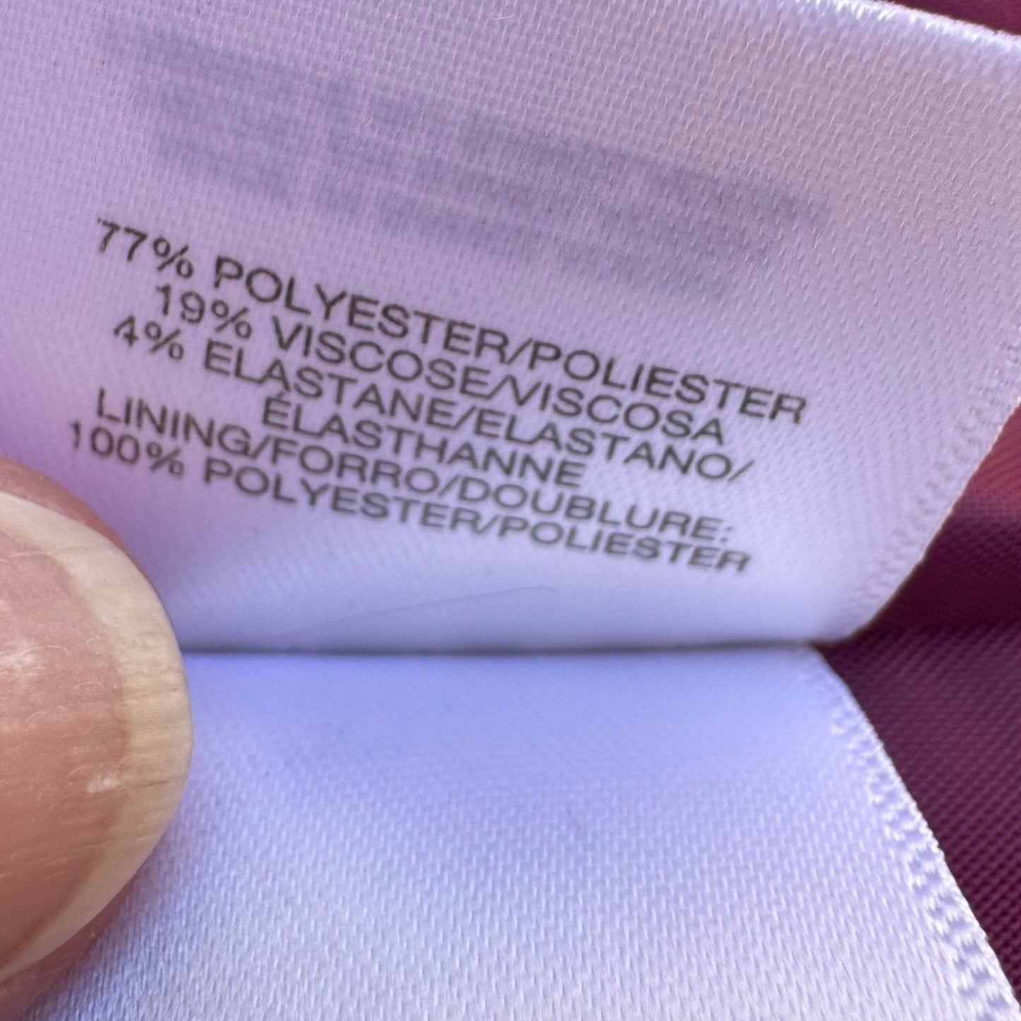 Nine West Professional Tailored Power Suit Workwear Blazer Jacket Plum 14 NEW