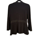 Switch George Faux Wrap Embellished Waist Side Tie Long Sleeve Stretch Women&#39;s Blouse L 2 image