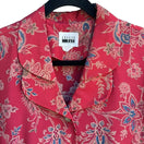 Switch Leslie Fay Women&#39;s Vintage Floral Double Collar Scalloped Hem Blazer Jacket - L 2 image