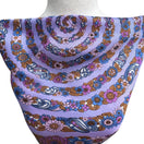 Switch St Michael For Marks &amp; Spencer Vintage Italian Floral Spiral Scarf Wrap Shawl 3 image