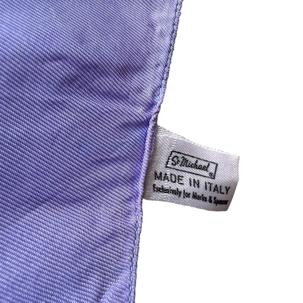 St Michael For Marks & Spencer Vintage Italian Floral Spiral Scarf Wrap Shawl