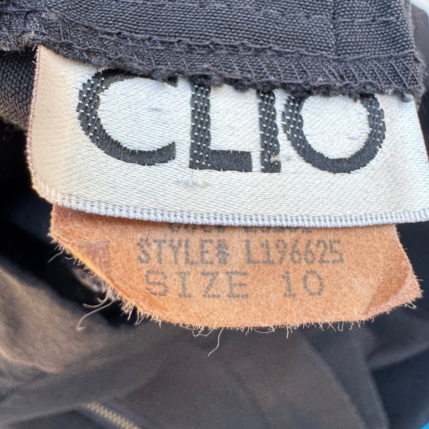 Clio Vintage 90s Womens Black Straight Leg Dress Pant Zip Pockets 10 Made in USA