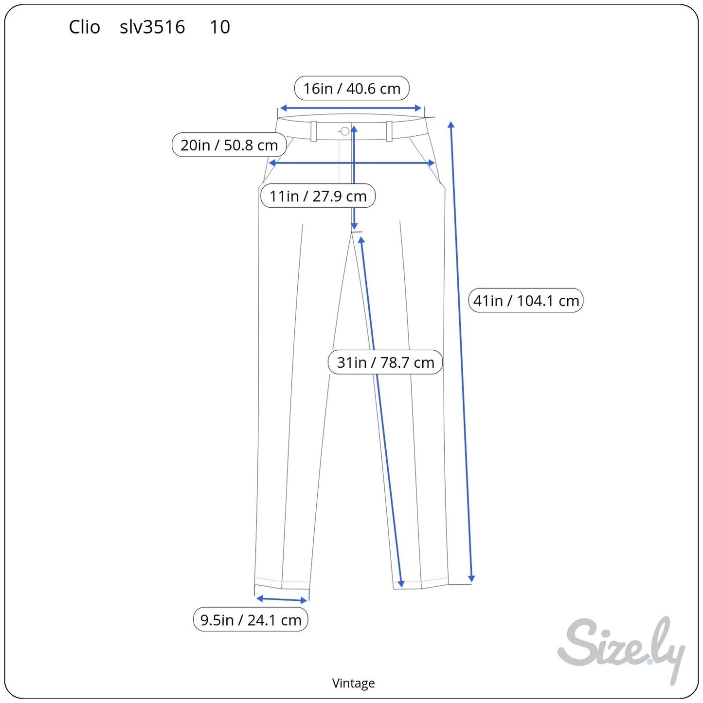 Clio Vintage 90s Womens Black Straight Leg Dress Pant Zip Pockets 10 Made in USA