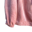 Switch Lauren Conrad Womens Pink Thick Velour Long Sleeve Hooded Sweatshirt Top New M 3 image