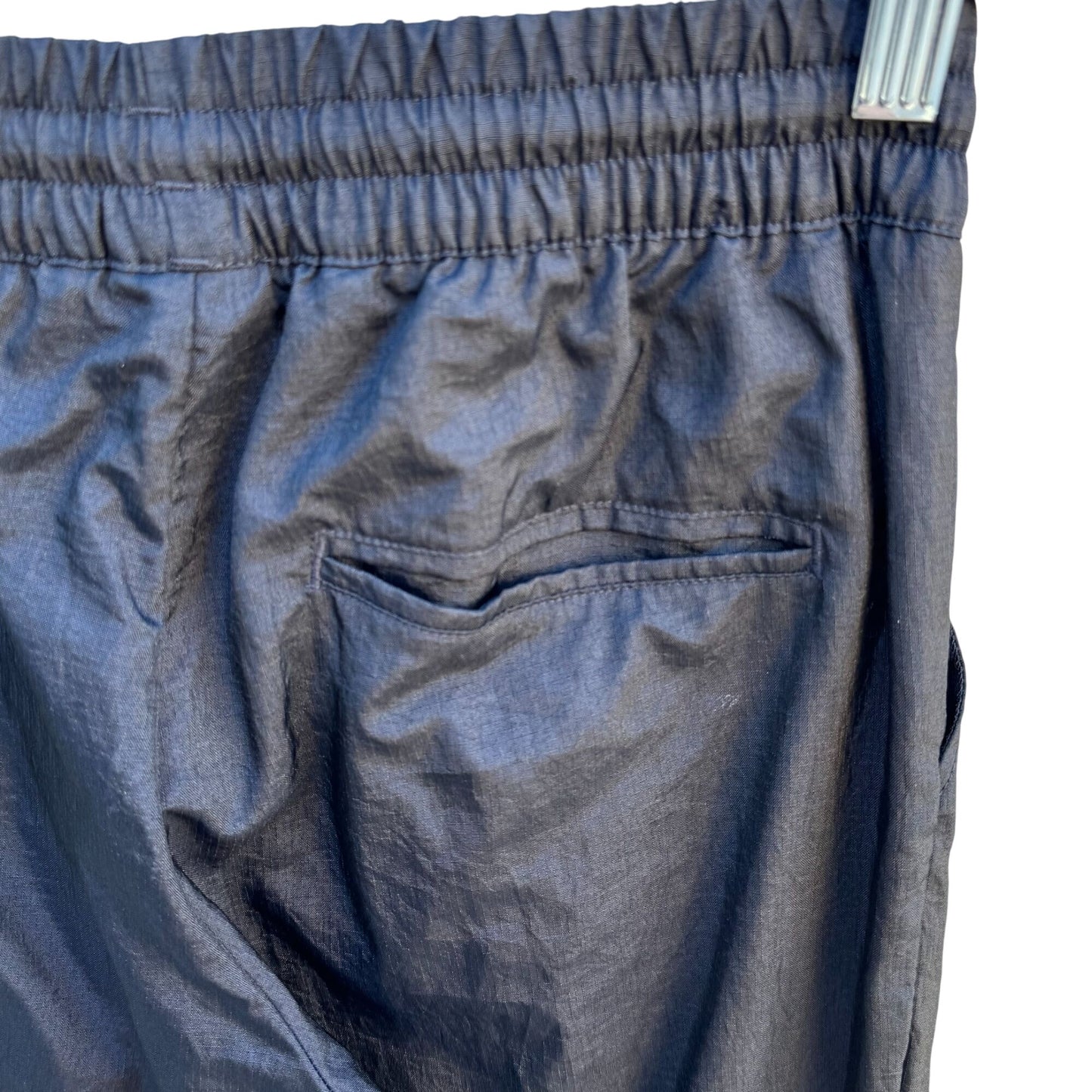 Adidas Originals Womens Black Logo Tape Track Jogger Pants Athleisure Streetwear