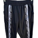 Switch Adidas Originals Womens Black Logo Tape Track Jogger Pants Athleisure Streetwear 3 image