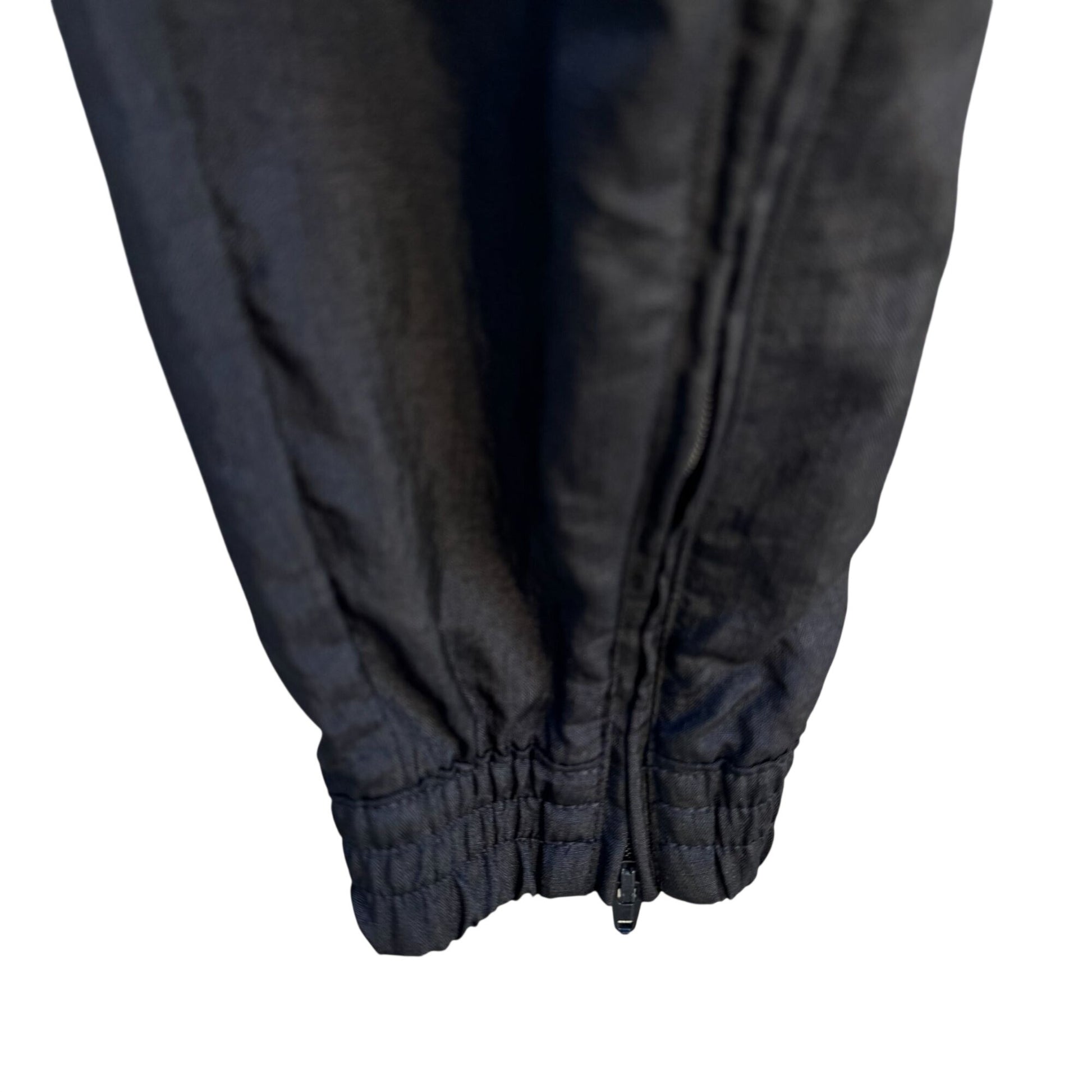 Adidas Originals Womens Black Logo Tape Track Jogger Pants Athleisure Streetwear