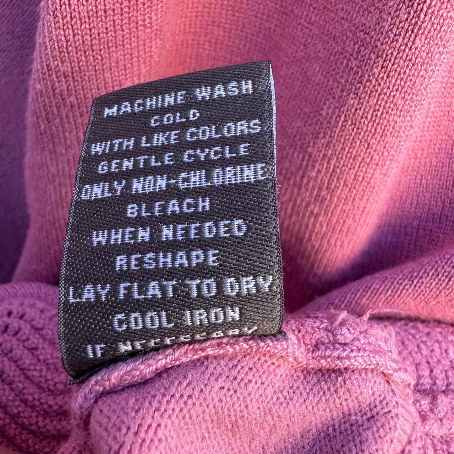 89th & Madison Pink Open Front Cardigan Scalloped Trim Knit Sweater Coquette