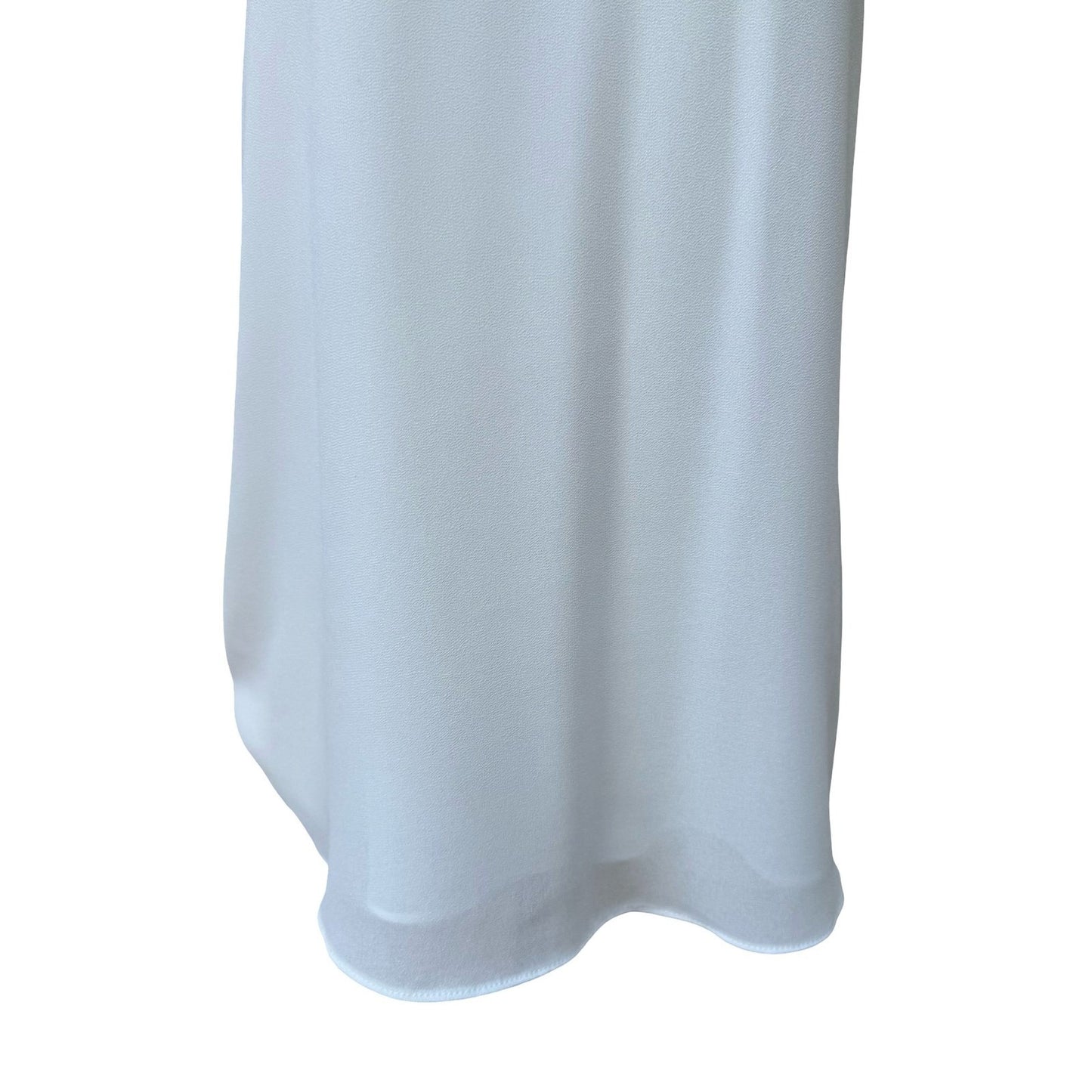 Naked Zebra Minimalist Coquette Smocked High Neck Halter Top Keyhole Sleeveless