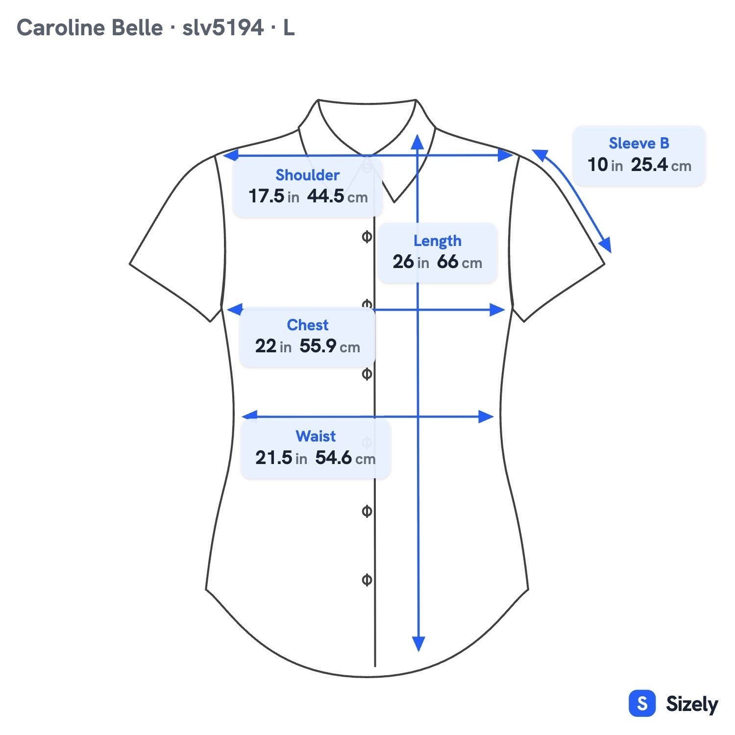 Carolina Belle Parisian Chic Polka Dot Minimalist Professional V-Neck Blouse L