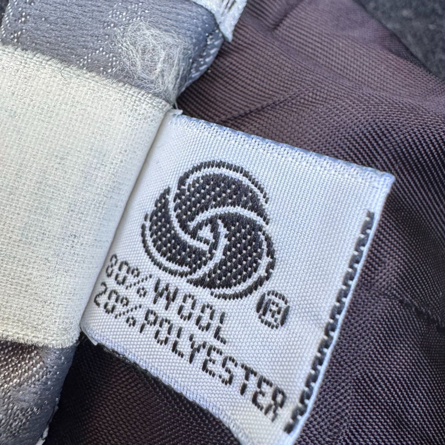 Evan-Picone I Magnin Vintage Wool Blend Inverted Side Pleat Midi Skirt Charcoal