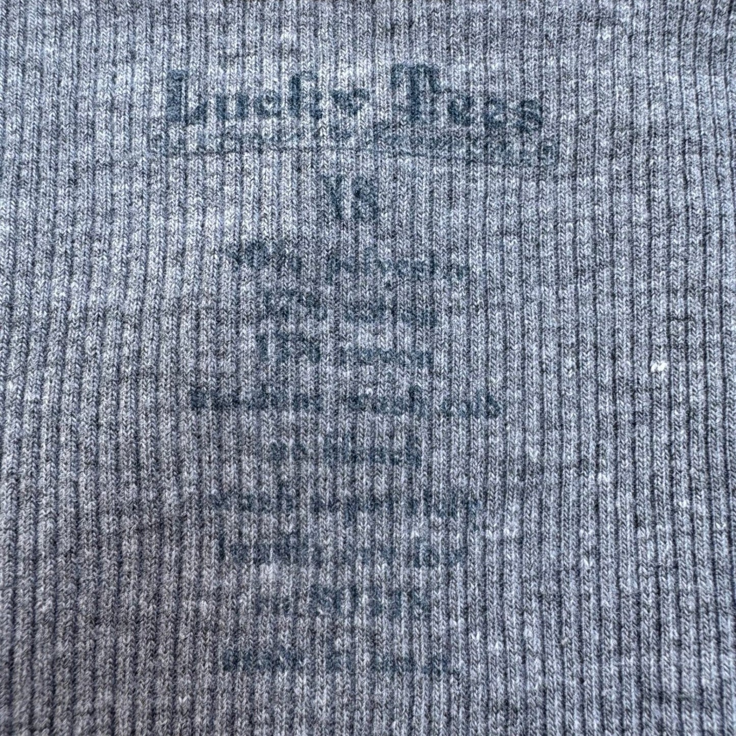 Lucky Brand Triumph Motorcycles Biker Moto Americana Graphic Ribbed Tank Grey XS