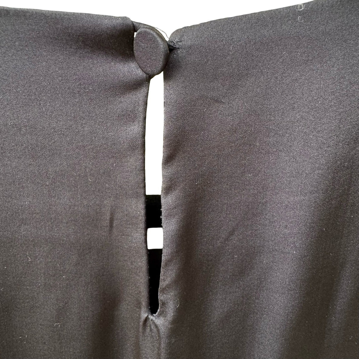Missoni Italian Luxury Designer Crochet Knit Silk Boho Chic Mini Dress Black L