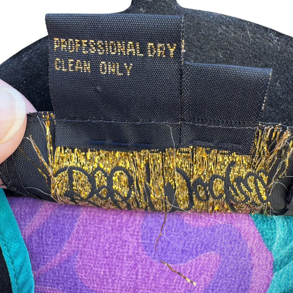 Bob Mackie Wearable Art Vintage Womens Silk Floral Frog Closure Kimono Jacket S